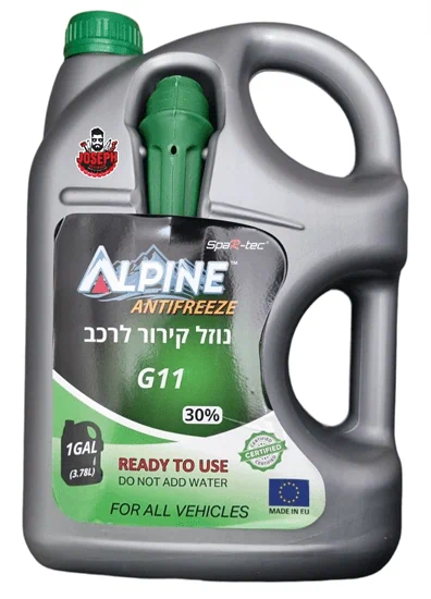 נוזל קירור ירוק ALPINE כולל משפך ייעודי