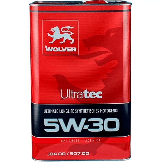 שמן מנוע 5W30 של חברת WOLVER. סינטתי מלא